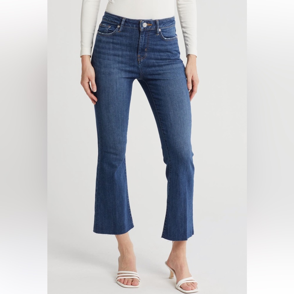 Frame Raw Crop Mini Bootcut Jeans Sz 32